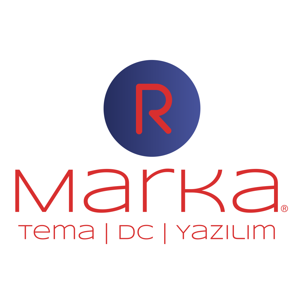 Beyaz Zemin Kırmızı Kare Logo